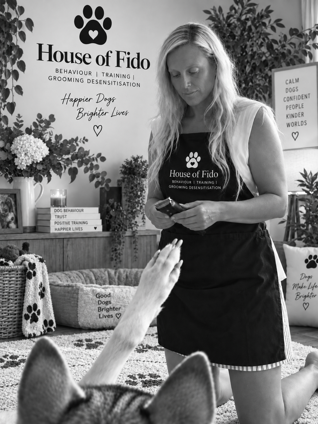 Behaviour support during grooming